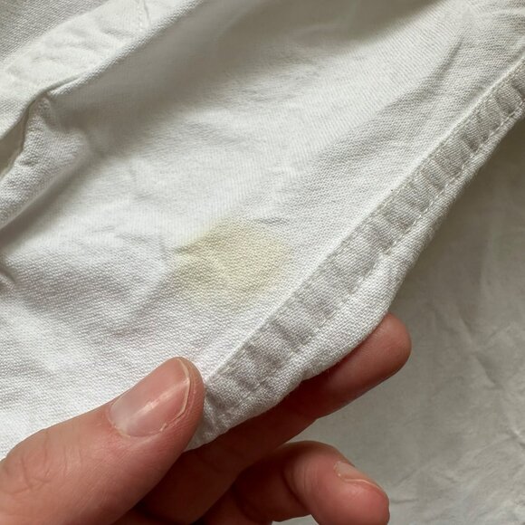 Cinch Men's Size Medium White Long Sleeve Button Up Shirt 100% Cotton - Picture 4 of 13